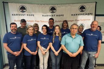 The Huddleston & Associates Day of Service at the Harvest Hope Food Bank