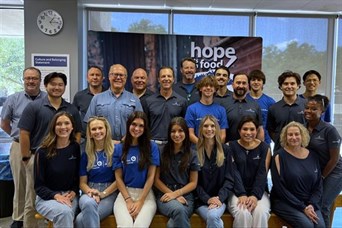 Our team volunteering at Feed My Starving Children, Dallas