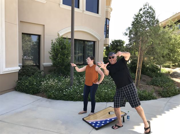 Branch BBQ and Corn Hole tournament