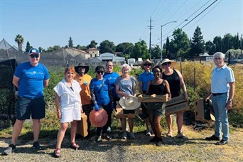 2025 Day of Service at the Orangevale/Fair Oaks Food Bank Farm 