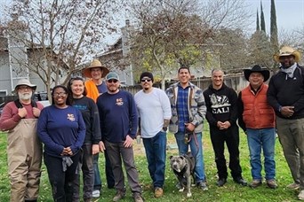 Community Park Cleanup event