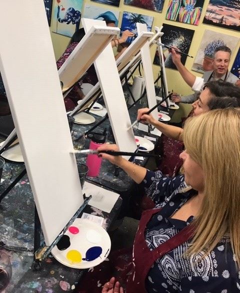 Paint and Wine Event