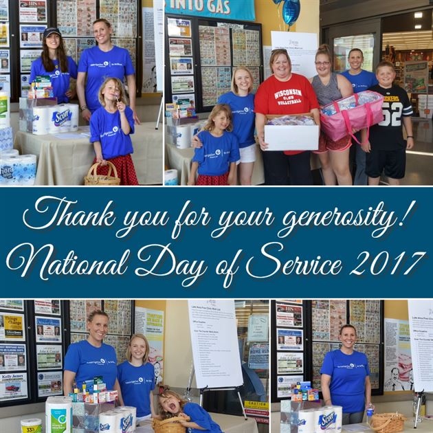 June 16, 2017 - Day of Service
