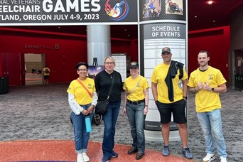 Day of Service at the National Veterans Wheelchair Games