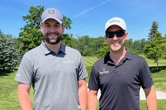 Nicholas Ternes & Matthew Davis supporting Camp Odayin's Annual Whole Heart Golf Tournament