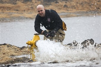 Michael Walstien Firefighter Training