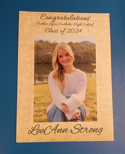 Congratulations to Lee Ann . . .