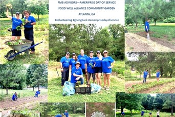 Our Team participated in Ameriprise Day of Service – June 3rd.   