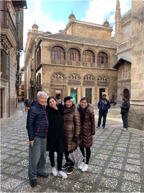 Family time at Granada, Spain 2019