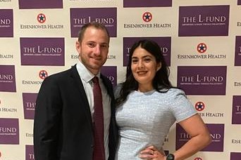 March 2024 - Shane and his fiancee, Claudia, supporting the L-Fund at their annual gala