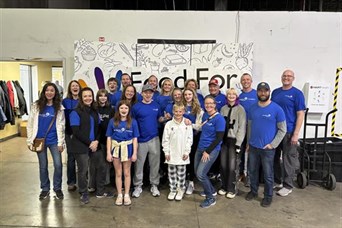 Summit Wealth Management Team Volunteering at Food for Thought Denver