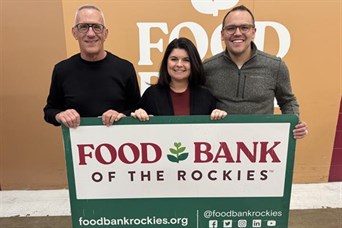 Volunteering with Food Bank of the Rockies!