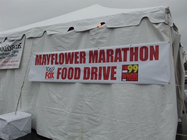 Mayflower Marathon: Food Drive 2015