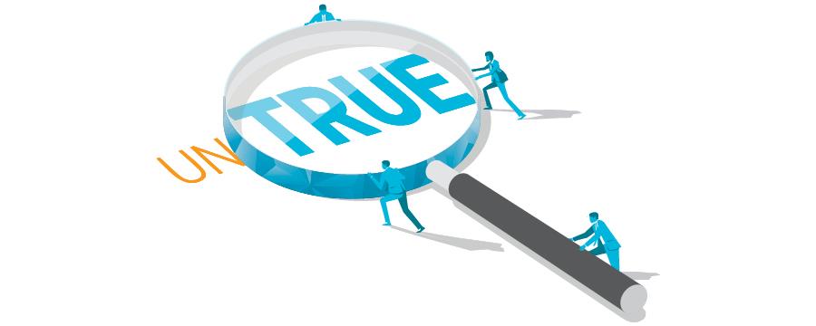 Magnifying glass illustration.