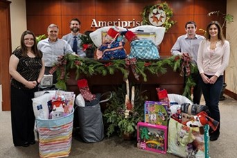 ANNUALLY OUR TEAM CELEBRATES THE SEASON OF GIVING