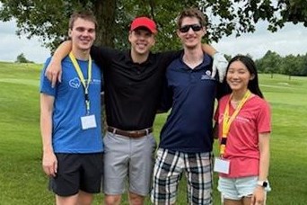 Capital Wealth Advisory Group team volunteer day at the 2025 DSAW Annual Golf Fundraiser.