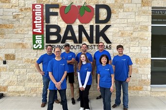 2023 National Day of Service: Members of our team volunteered at the San Antonio Food Bank