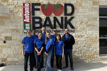 2024 National Day of Service: Members of our team volunteered at the San Antonio Food Bank