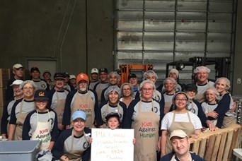 Mt. Diablo Private Wealth Advisors packed 8,424 meals for children in need- Kids Against Hunger