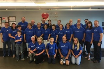 We always have so much fun volunteering with clients and friends at the Utah Food Bank. 