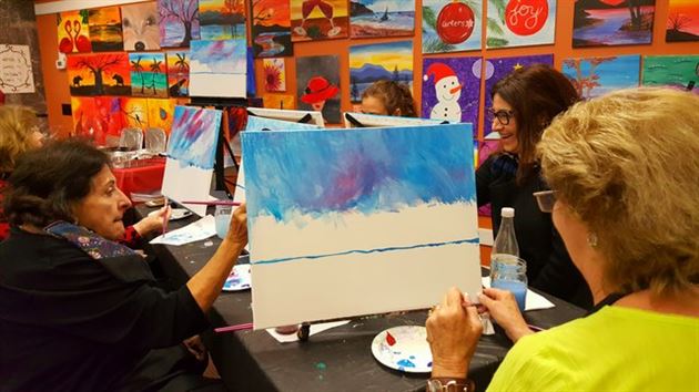 Cheers and Paint Event