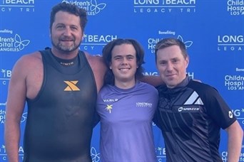 2024 CHLA Long Beach Legacy Triathlon - Vedran, Connor, and Russ