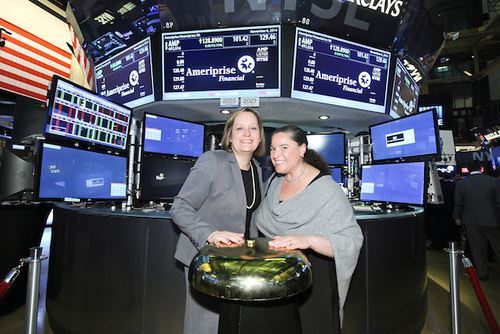 Kim and Evie at the NYSE
