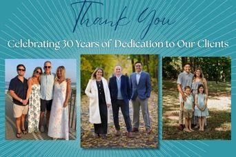 Celebrating 30 years of Celebrating our Clients and our Community